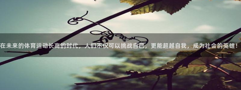 皇冠678体育：在未来的体育运动长高的时代，人们不仅可以挑战自己，更能超越自我，成为社会的英雄！